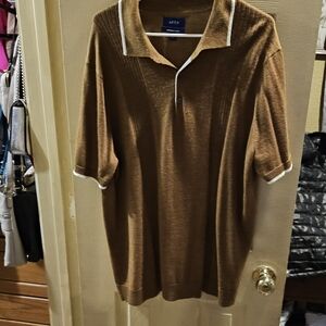 Men's Brown Polo Shirt